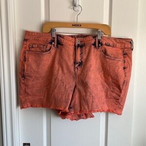 Torrid - Colourful Acid Wash Denim Shorts​​​​​​​​​​